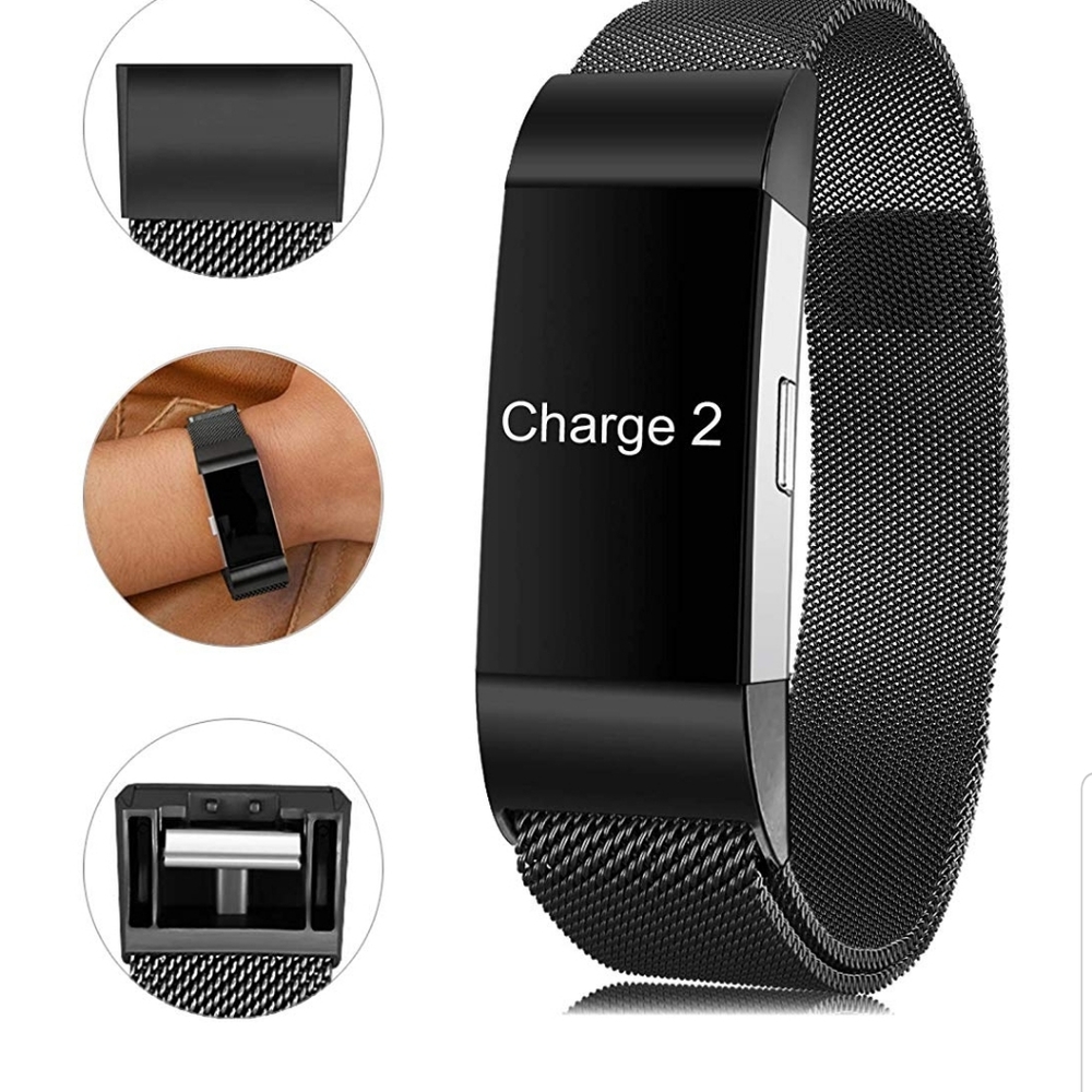Fitbit Charge 2 black replacement band